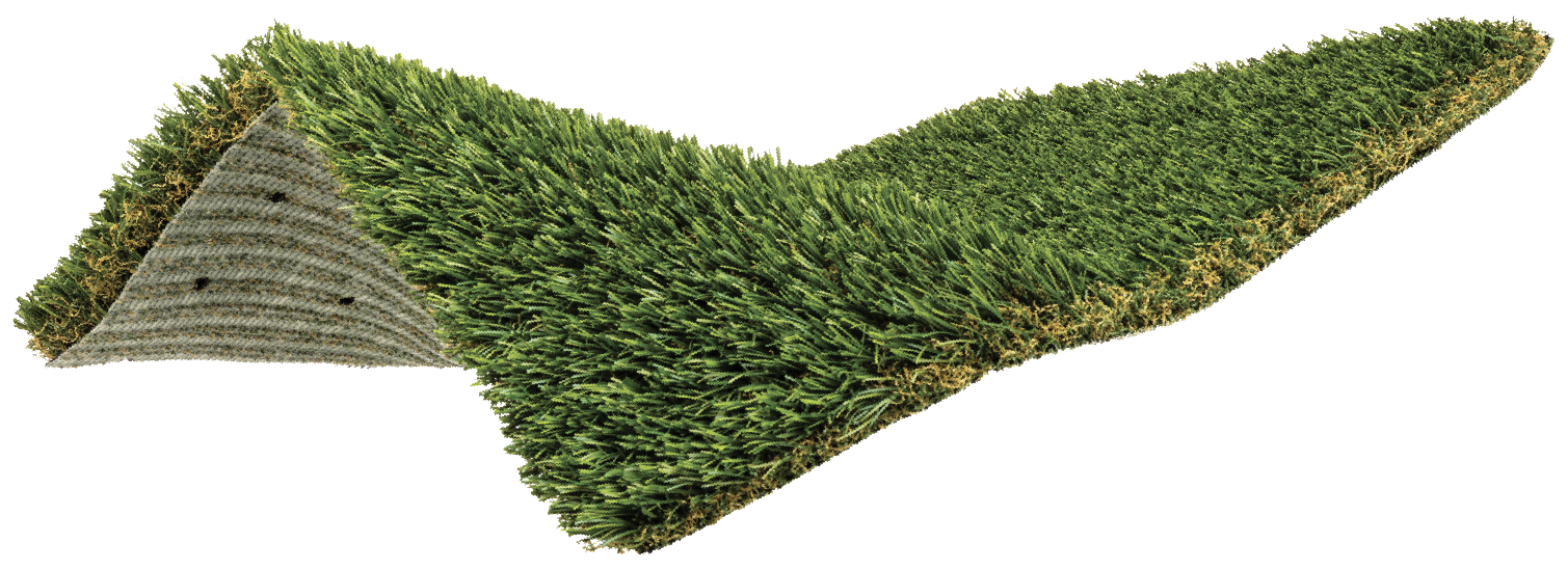 Artificial turf material by TigerTurf.