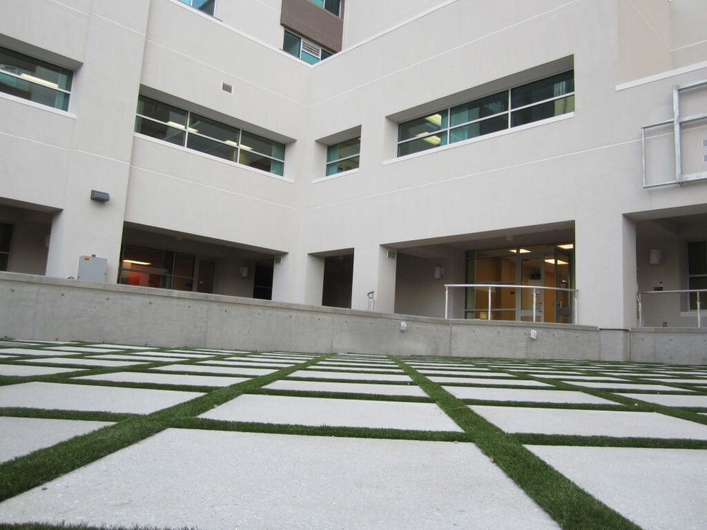 Community open space with a prominent white theme and well-maintained flooring